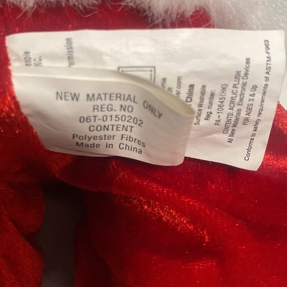 Dancing/Musical Santa Clause Plus with Santa Suit Beverly Hills Teddy Bear Co. - Picture 5 of 7